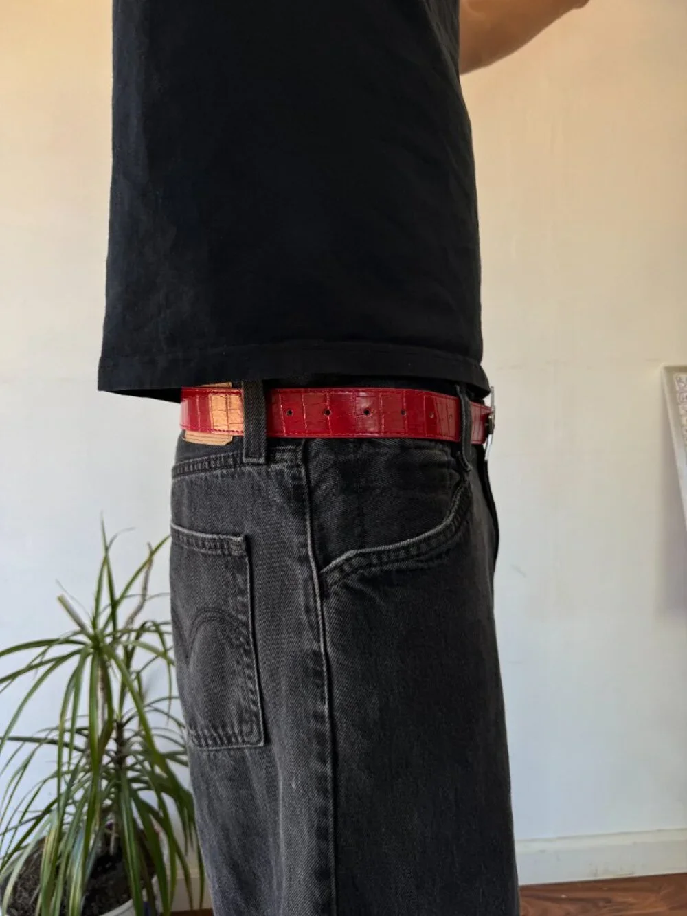 Red Star Belt Silver Brand NEw